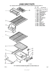 05 - Liner Shelf parts for Whirlpool Refrigerator EWT13JMWR2 / from AppliancePartsPros.com