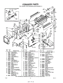12 - Ice Maker parts for Whirlpool Refrigerator EWT13JMWR2 / from AppliancePartsPros.com