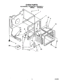 04 - Oven parts for Whirlpool Range FEP320YL1 / from AppliancePartsPros.com