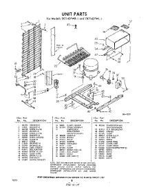 06 - Unit parts for Whirlpool Refrigerator EXT14DTW1 / from AppliancePartsPros.com