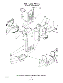 06 - Air Flow parts for Whirlpool Refrigerator EHD252MMWR0 / from AppliancePartsPros.com