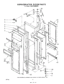 10 - Refrigerator Door parts for Whirlpool Refrigerator EHD252MMWR0 / from AppliancePartsPros.com