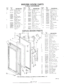 13 - Serva Door parts for Whirlpool Refrigerator EHD252MMWR0 / from AppliancePartsPros.com