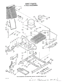14 - Unit parts for Whirlpool Refrigerator EHD252MMWR0 / from AppliancePartsPros.com