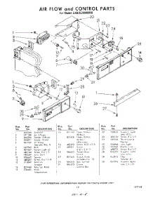 19 - Air Flow And Control parts for Whirlpool Refrigerator EHD252MMWR0 / from AppliancePartsPros.com