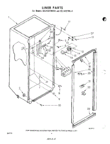 04 - Liner parts for Whirlpool Freezer EEL142ETWR0 / from AppliancePartsPros.com