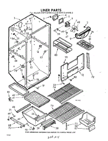 04 - Liner parts for Whirlpool Refrigerator EWT13JWR0 / from AppliancePartsPros.com