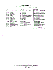 05 - Section parts for Whirlpool Refrigerator EWT13JWR0 / from AppliancePartsPros.com