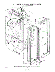 04 - Breaker Trim And Liner parts for Whirlpool Refrigerator EHD252SMWR0 / from AppliancePartsPros.com