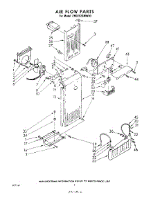 06 - Air Flow parts for Whirlpool Refrigerator EHD252SMWR0 / from AppliancePartsPros.com