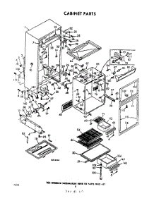 02 - Cabinet parts for Whirlpool Refrigerator EERT14PWR0 / from AppliancePartsPros.com