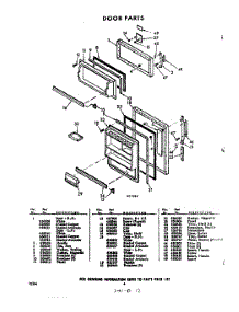 04 - Door parts for Whirlpool Refrigerator EERT14PWR0 / from AppliancePartsPros.com