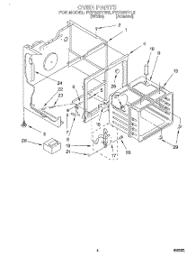 04 - Oven parts for Whirlpool Range FEP320YL2 / from AppliancePartsPros.com