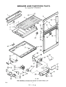 06 - Breaker And Partition parts for Whirlpool Refrigerator EAT171NKWR2 / from AppliancePartsPros.com