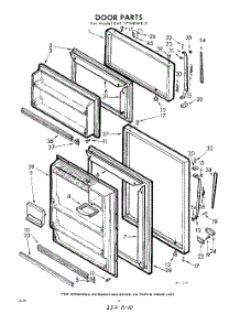 10 - Door parts for Whirlpool Refrigerator EAT171NKWR2 / from AppliancePartsPros.com