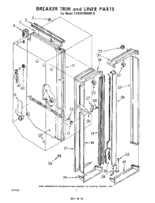 02 - Breaker Trim And Liner parts for Whirlpool Refrigerator EHD261MKWR0 / from AppliancePartsPros.com