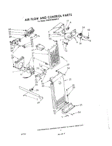 04 - Air Flow And Control parts for Whirlpool Refrigerator EHD261MKWR0 / from AppliancePartsPros.com