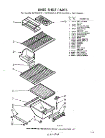 05 - Liner Shelf parts for Whirlpool Refrigerator EWT13JWR1 / from AppliancePartsPros.com