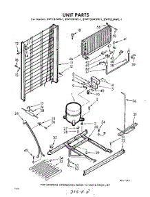 08 - Unit parts for Whirlpool Refrigerator EWT13JWR1 / from AppliancePartsPros.com