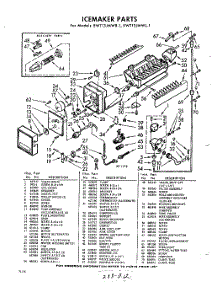 12 - Ice Maker parts for Whirlpool Refrigerator EWT13JWR1 / from AppliancePartsPros.com