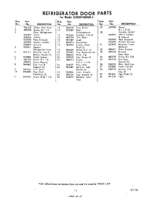 11 - Section parts for Whirlpool Refrigerator EHD261MKWR1 / from AppliancePartsPros.com