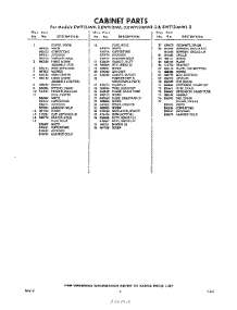 03 - Section parts for Whirlpool Refrigerator EWT13JWR2 / from AppliancePartsPros.com