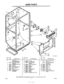 04 - Liner parts for Whirlpool Refrigerator EWT13JWR2 / from AppliancePartsPros.com