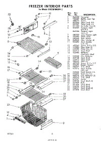06 - Freezer Interior parts for Whirlpool Refrigerator EHD261MKWR2 / from AppliancePartsPros.com