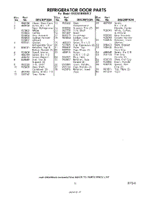 11 - Section parts for Whirlpool Refrigerator EHD261MKWR2 / from AppliancePartsPros.com