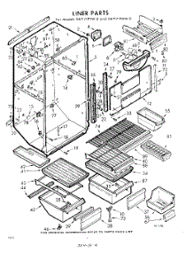 04 - Liner parts for Whirlpool Refrigerator EAT171PMW0 / from AppliancePartsPros.com