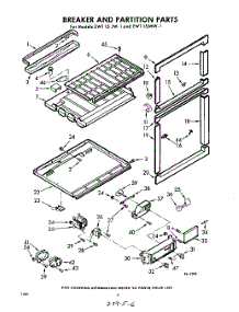 06 - Breaker And Partition parts for Whirlpool Refrigerator EWT15JMW1 / from AppliancePartsPros.com