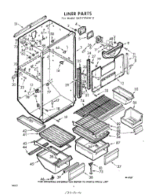 04 - Liner parts for Whirlpool Refrigerator EAT171PMW2 / from AppliancePartsPros.com