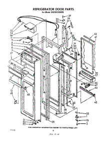 10 - Refrigerator Door parts for Whirlpool Refrigerator EHD261SSWR0 / from AppliancePartsPros.com