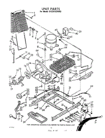 14 - Unit parts for Whirlpool Refrigerator EHD261SSWR0 / from AppliancePartsPros.com