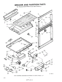 06 - Breaker And Partition parts for Whirlpool Refrigerator EAT171PTW0 / from AppliancePartsPros.com