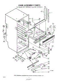 04 - Liner Assembly parts for Whirlpool Refrigerator EET121ETWR0 / from AppliancePartsPros.com