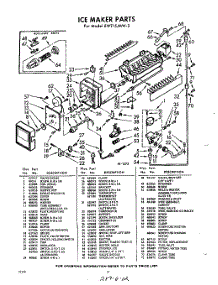 12 - Ice Maker parts for Whirlpool Refrigerator EWT15JMW3 / from AppliancePartsPros.com