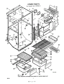 04 - Liner parts for Whirlpool Refrigerator EAT171PTW2 / from AppliancePartsPros.com
