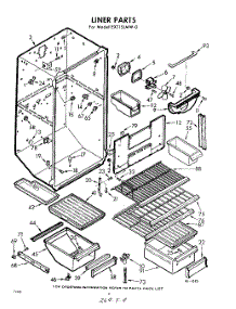 04 - Liner parts for Whirlpool Refrigerator EXT15JMW0 / from AppliancePartsPros.com