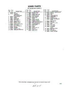 05 - Section parts for Whirlpool Refrigerator EXT15JMW0 / from AppliancePartsPros.com