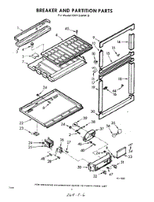 06 - Breaker And Partition parts for Whirlpool Refrigerator EXT15JMW0 / from AppliancePartsPros.com