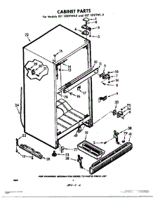02 - Cabinet parts for Whirlpool Refrigerator EET131DTWR0 / from AppliancePartsPros.com
