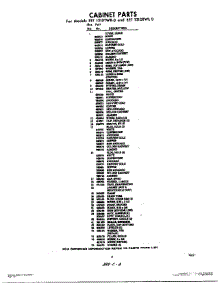 03 - Cabinet Parts parts for Whirlpool Refrigerator EET131DTWR0 / from AppliancePartsPros.com