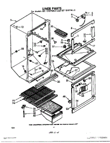 04 - Liner parts for Whirlpool Refrigerator EET131DTWR0 / from AppliancePartsPros.com