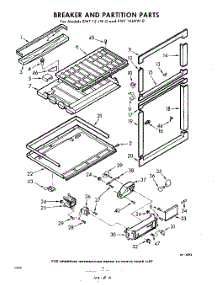 06 - Breaker And Partition parts for Whirlpool Refrigerator EWT15JW0 / from AppliancePartsPros.com