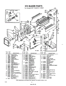 12 - Ice Maker parts for Whirlpool Refrigerator EWT15JW0 / from AppliancePartsPros.com