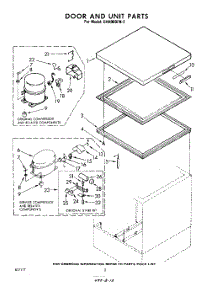 02 - Section parts for Whirlpool Freezer EHH060FN2 / from AppliancePartsPros.com