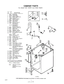 02 - Cabinet parts for Whirlpool Washer 3CDA1100W1 / from AppliancePartsPros.com