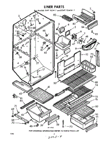 04 - Liner parts for Whirlpool Refrigerator EWT15JW1 / from AppliancePartsPros.com