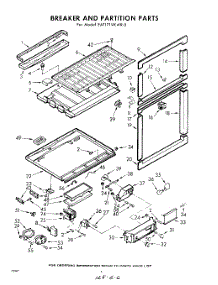 06 - Breaker And Partition parts for Whirlpool Refrigerator EAT171VKWR0 / from AppliancePartsPros.com